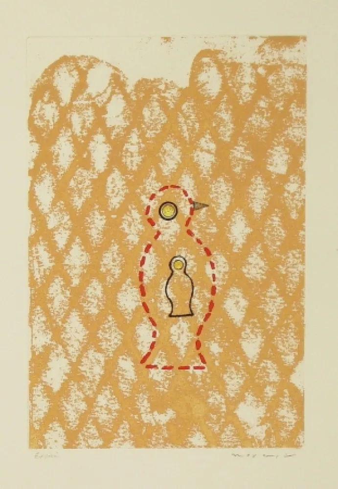 Água-Forte E Água-Tinta Ernst - Oiseau