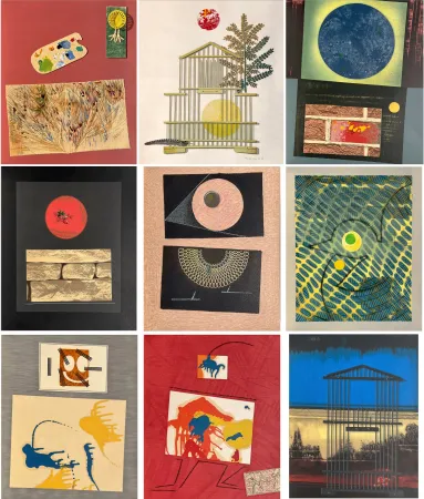 Livro Ilustrado Ernst - René Char. DENT PROMPTE. Avec 11 lithographies originales (1969)