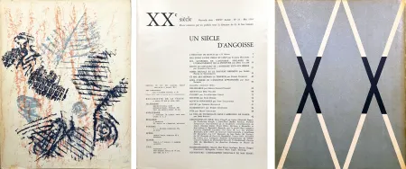 Livro Ilustrado Ernst - XXe Siècle. Nouvelle série. XXVIe Année. N° 23. Mai 1964. UN SIÈCLE D'ANGOISSE