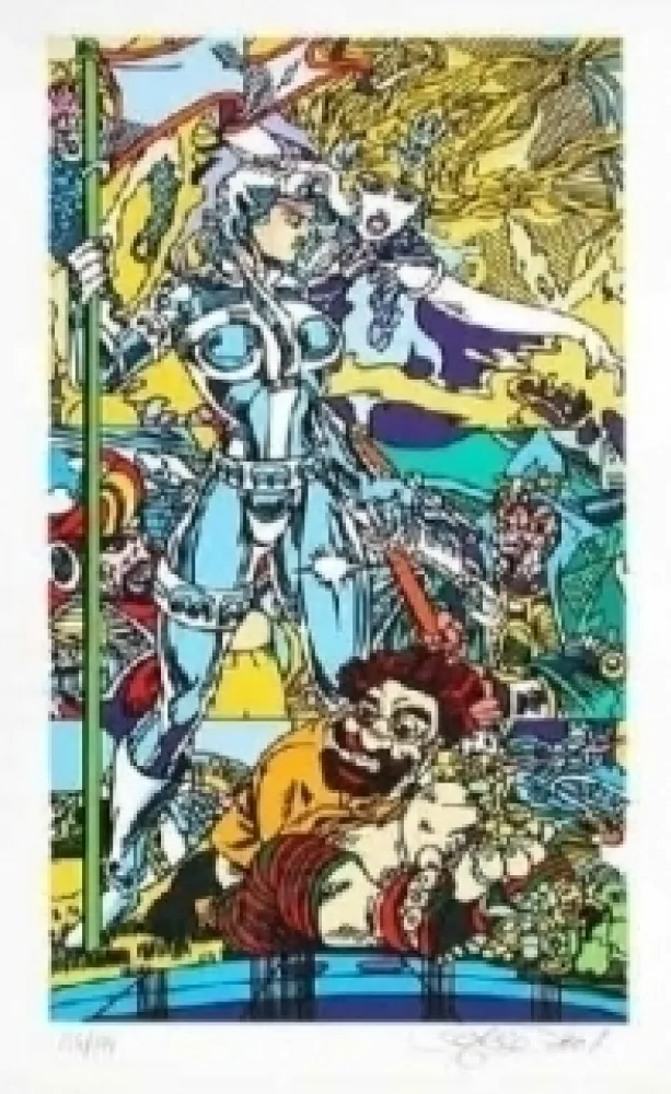 Litografia Erro - Forgotten future