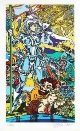 Litografia Erro - Forgotten future