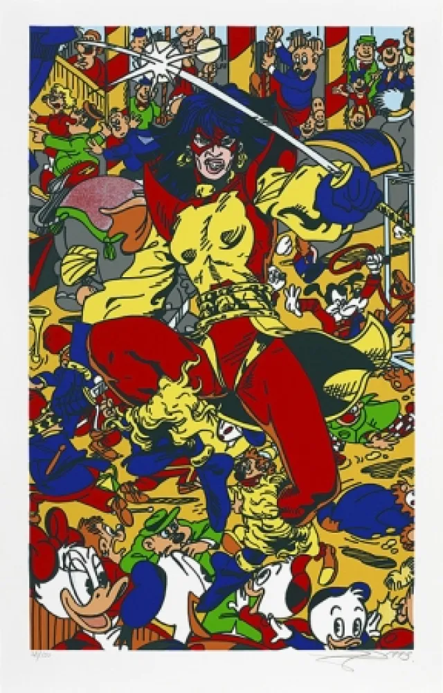 Serigrafia Erro - La femme fatale V