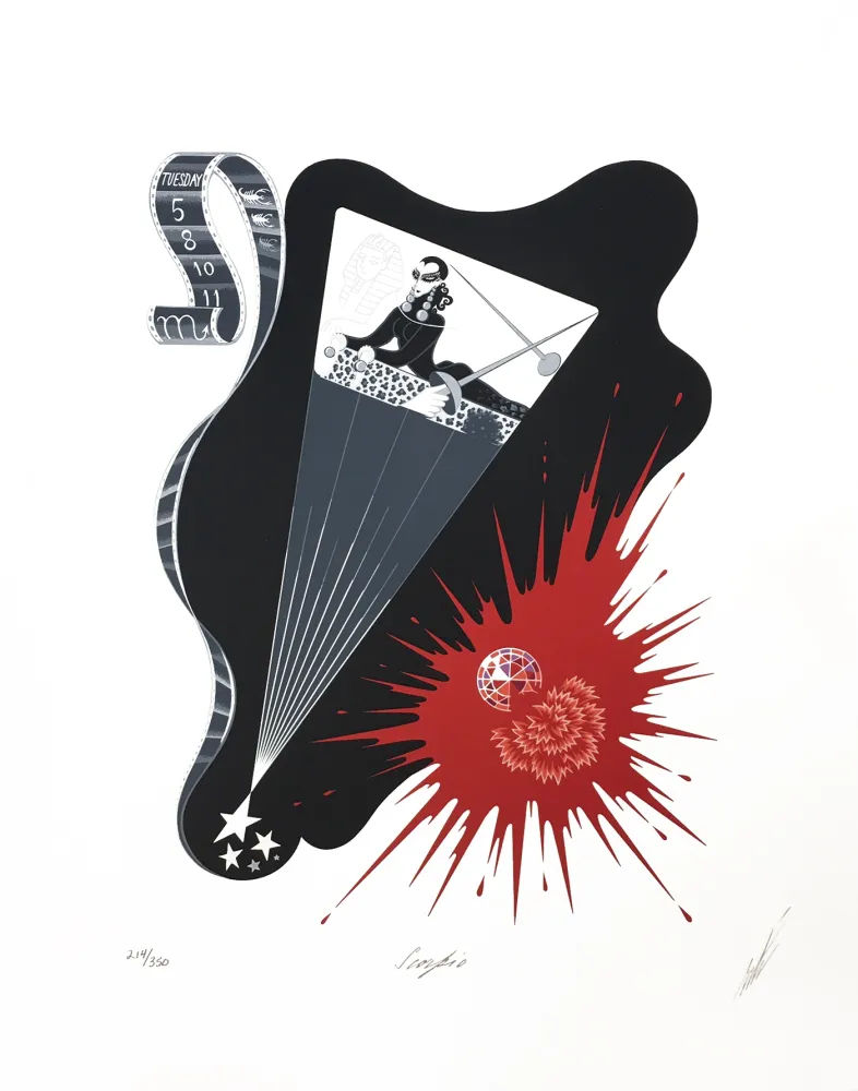 Serigrafia Erte - SCORPIO
