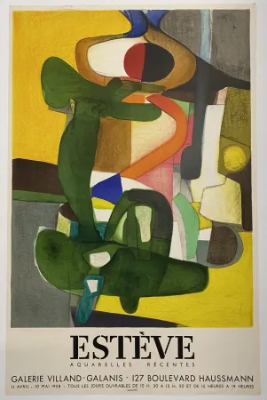 Litografia Esteve - L'Envol - Galerie Villand-Galanis