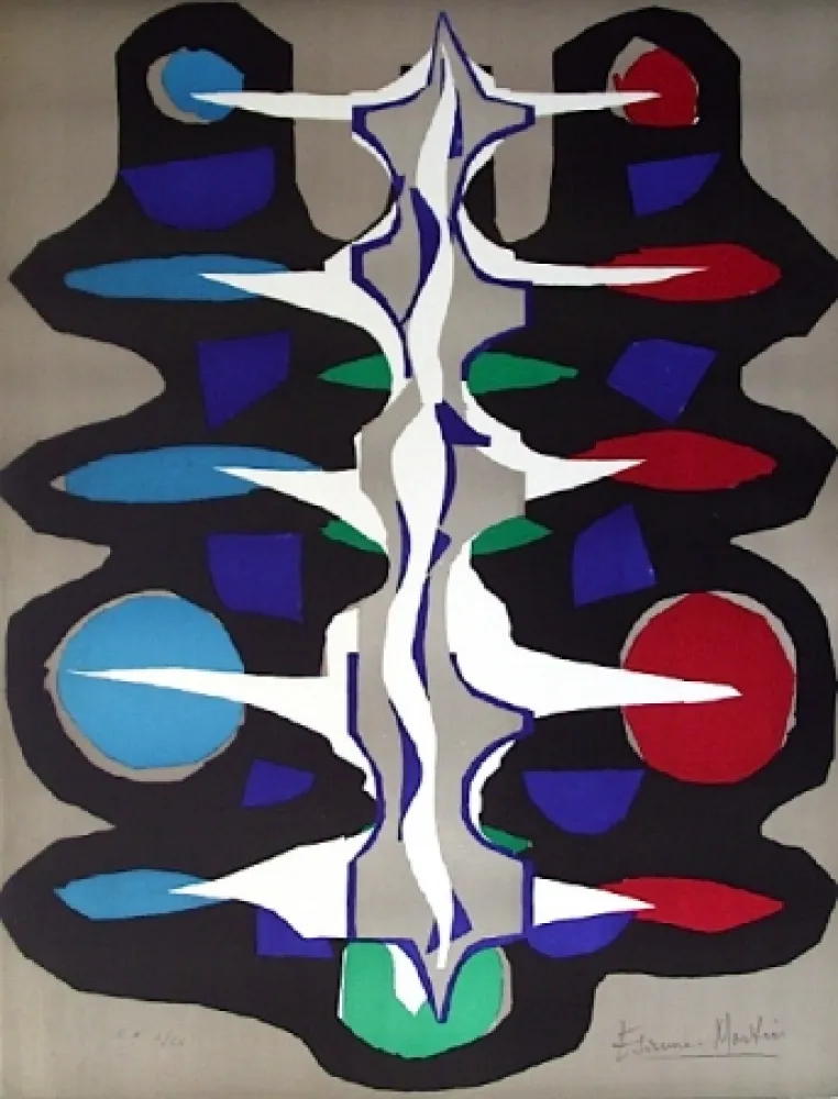 Litografia Etienne-Martin - Sans titre