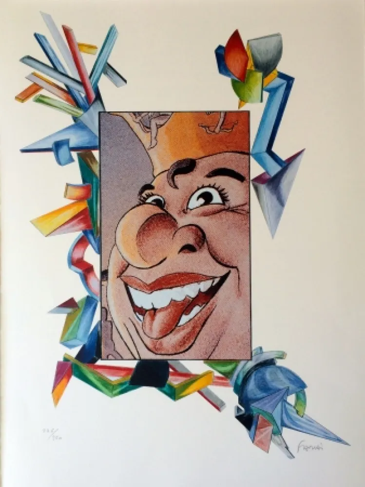 Litografia Fahri - Carnaval de Nice