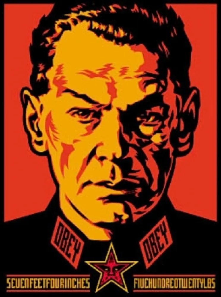 Serigrafia Fairey - Authoritarian 