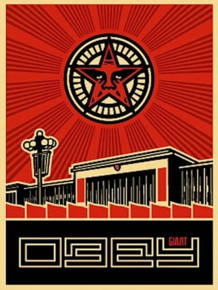 Serigrafia Fairey - Chinese Building