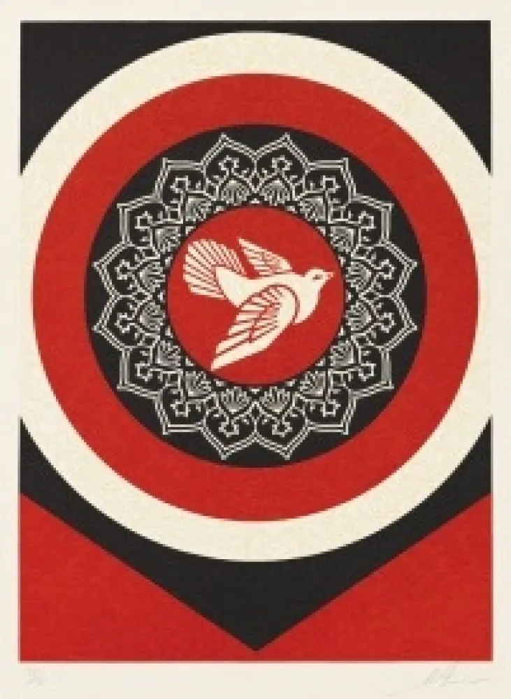 Relevo Fairey -  Dove Target Red