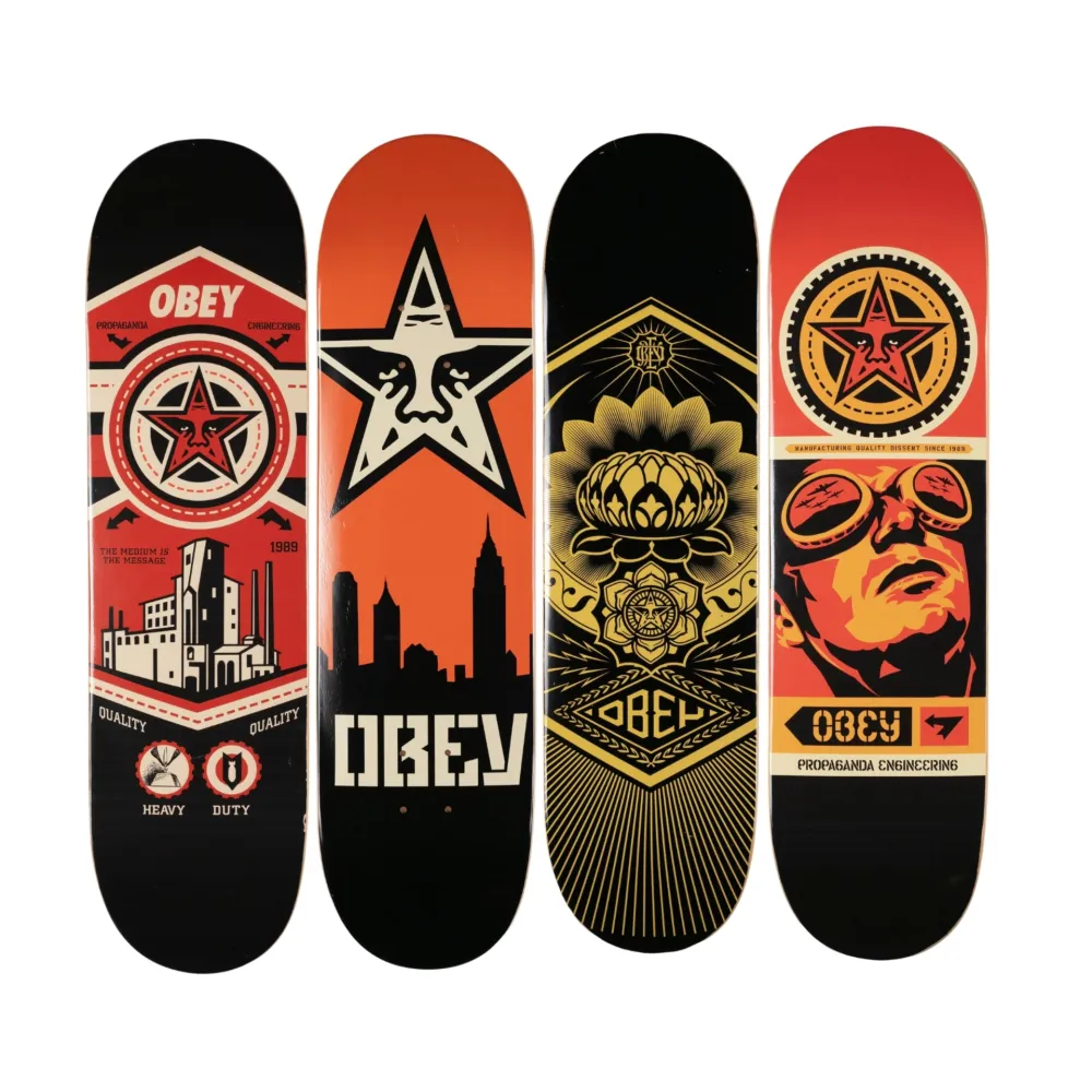 Serigrafia Fairey - Obey Skate Decks