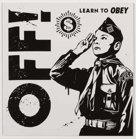 Sem Técnica Fairey - OFF! Learn to Obey
