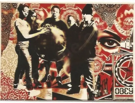 Serigrafia Fairey - She's not a Planet, She is One of Us