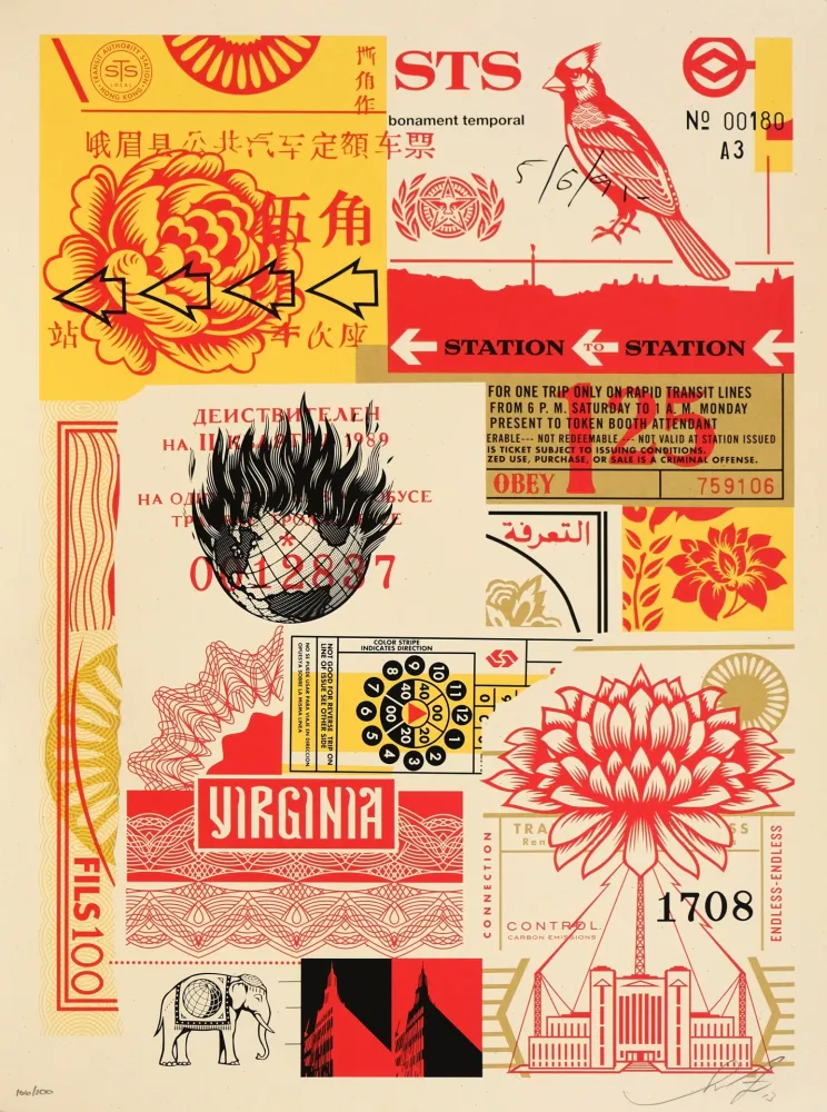 Serigrafia Fairey - Station to Station