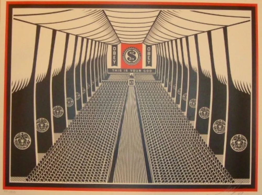 Serigrafia Fairey - This is Your Church