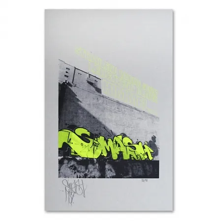 Serigrafia Falkner - My Space yellow