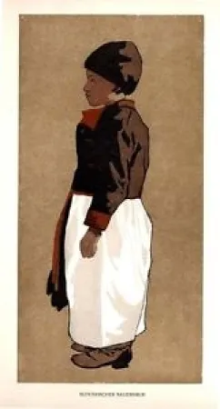 Xilogravura Fanto - Slovakischer Bauernbub / Slovak Farmboy