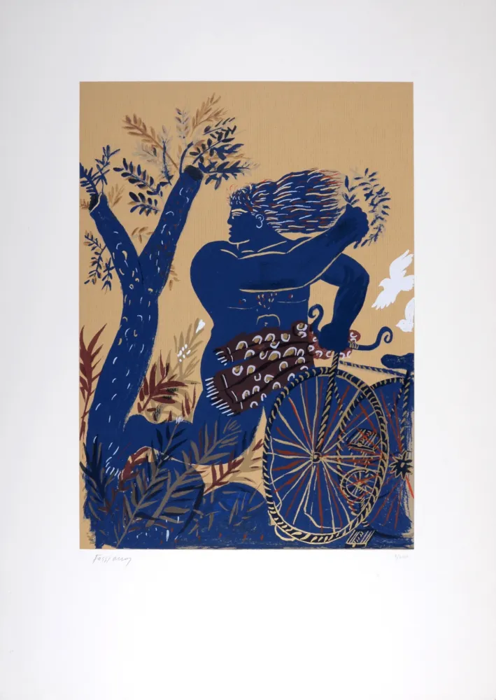 Serigrafia Fassianos - Dieu de l'Olympe