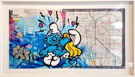 Sem Técnica Fat - Smurfs (Metro Map of Paris)