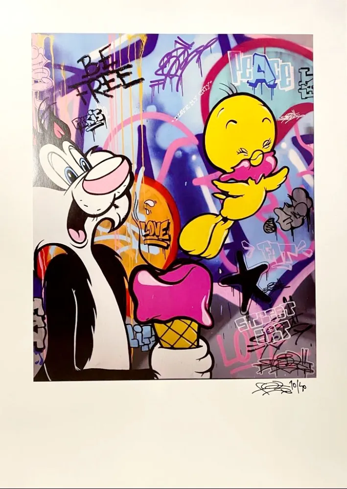 Cartaz Fat - Titi et Grosminet