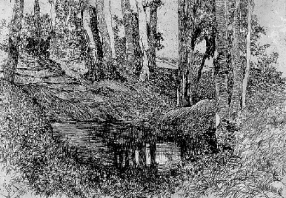 Gravura Fattori - Il fosso