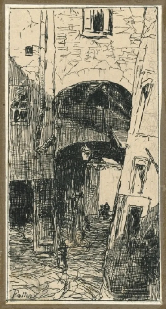 Sem Técnica Fattori - VECCHIO MERCATO A FIRENZE (Old Florence Market) 