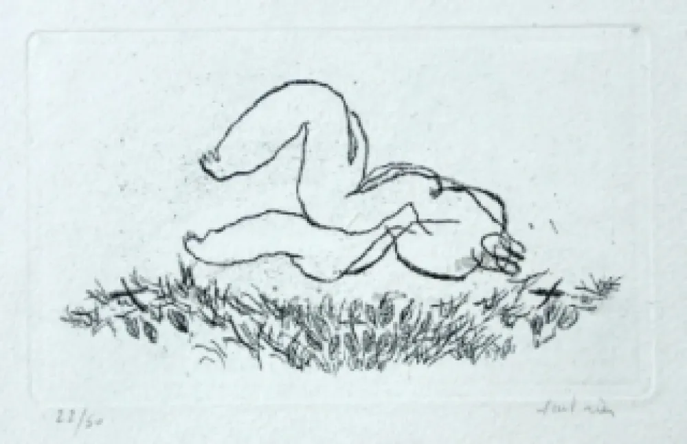 Água-Forte E Água-Tinta Fautrier - Alleluiah - Petit nu L