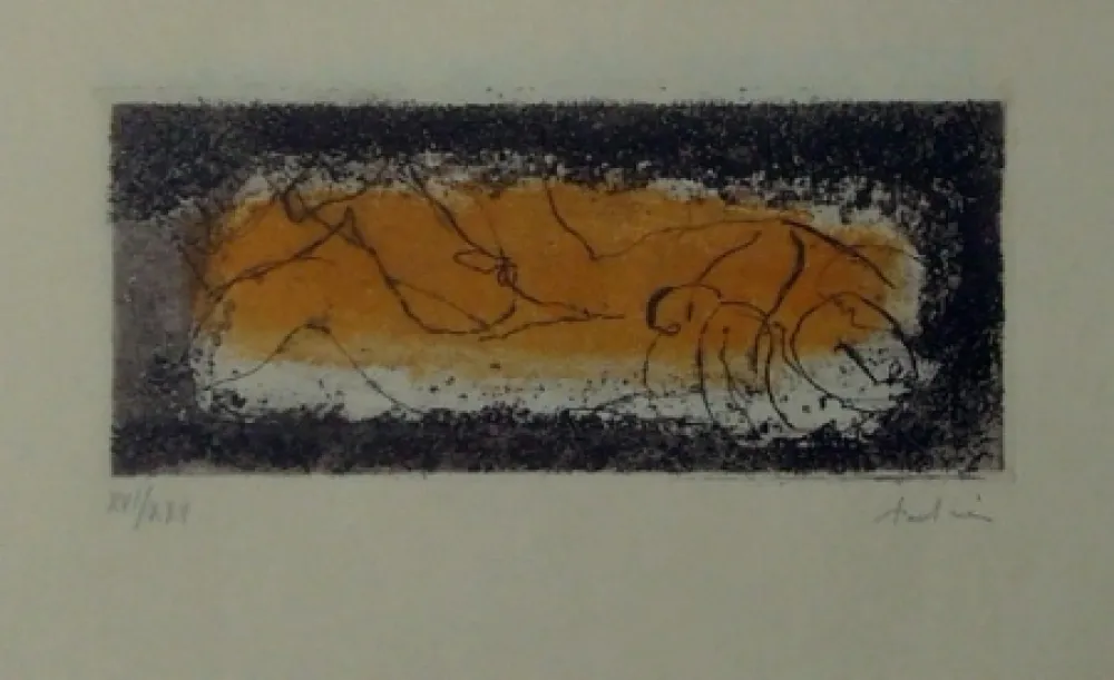 Água-Forte E Água-Tinta Fautrier - Couple doré