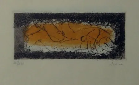 Água-Forte E Água-Tinta Fautrier - Couple doré