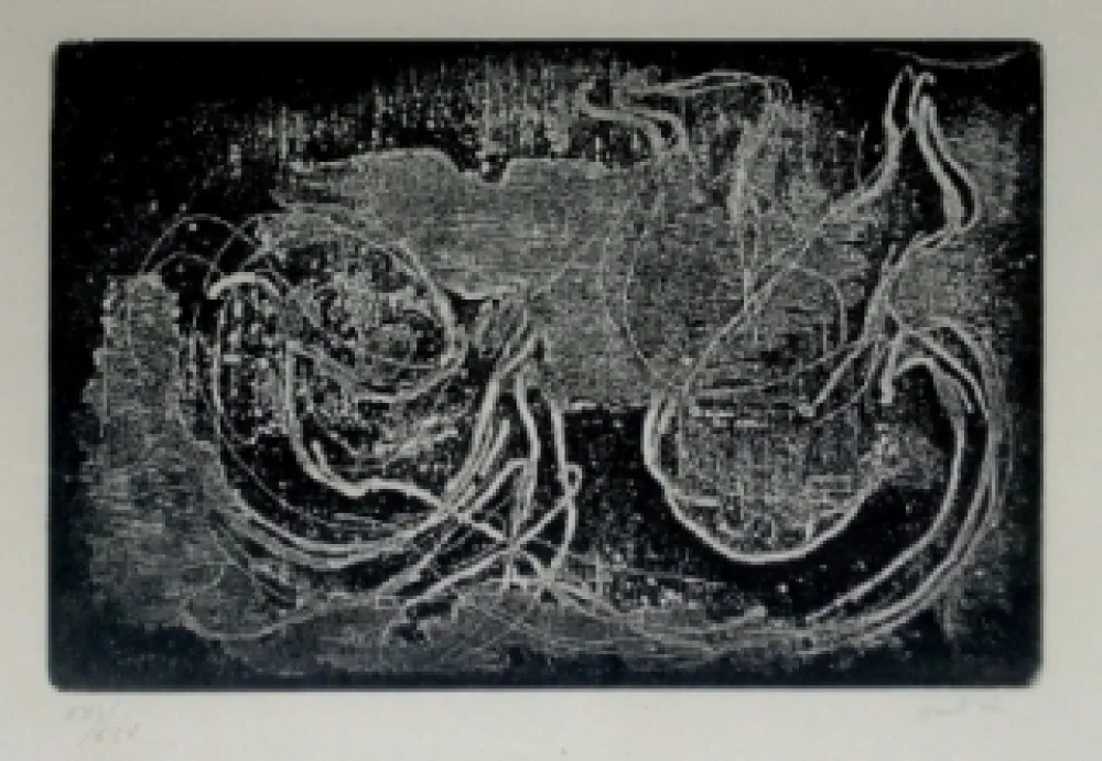 Água-Forte E Água-Tinta Fautrier - Femme étendue II