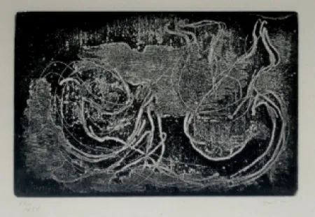 Água-Forte E Água-Tinta Fautrier - Femme étendue II