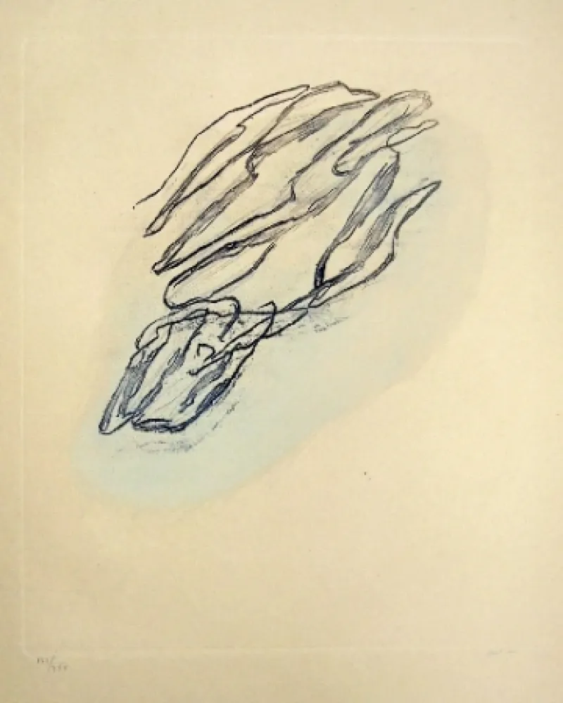 Água-Forte Fautrier - Formes végétales