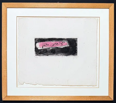 Gravura Fautrier - Jean Fautrier (1898–1964) -Petit Paysage Sombre- etching aquatint on paper- 1941