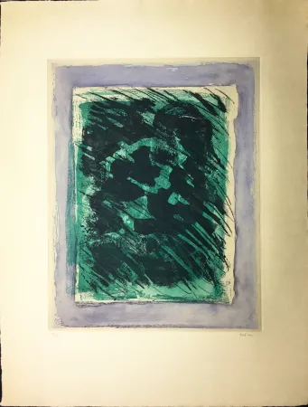 Água-Tinta Fautrier - LA FORÊT (1964)