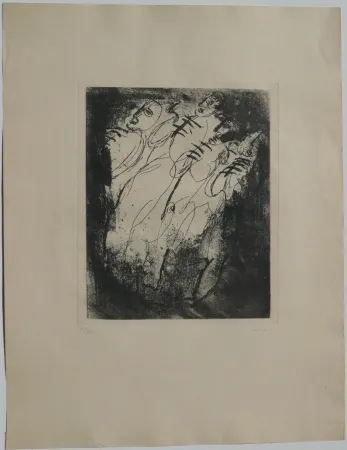 Água-Forte E Água-Tinta Fautrier - Les fusillés