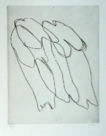 Água-Forte Fautrier - Les seins nus