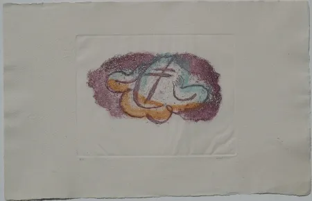 Água-Forte E Água-Tinta Fautrier - L'otage aux mains II