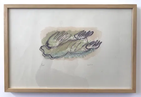 Xilogravura Fautrier - Sans titre (Végétaux)