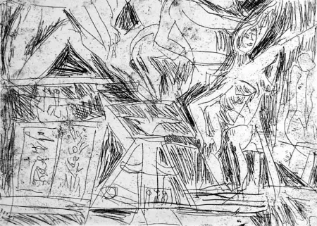 Água-Forte Fazzini - Interno