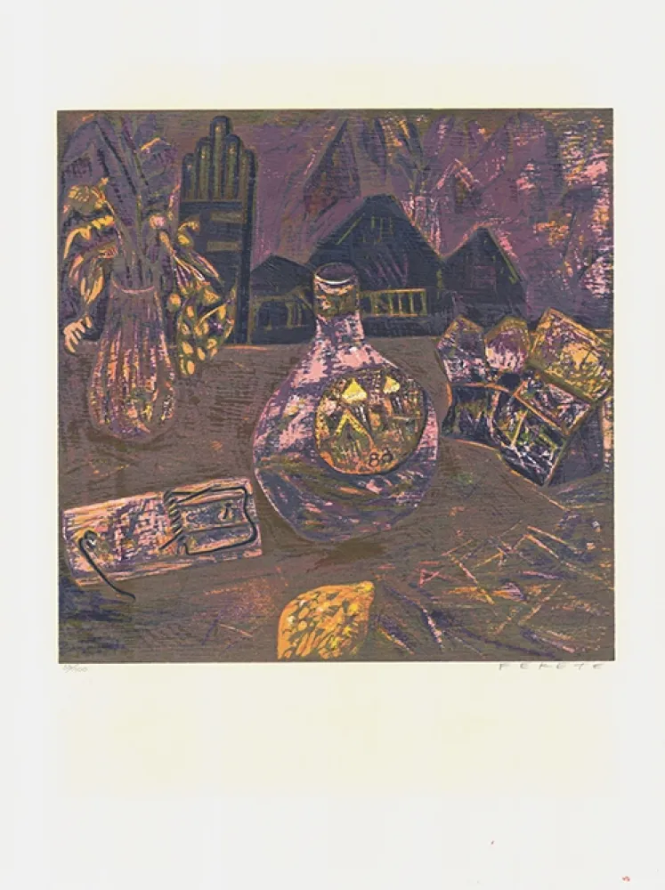 Xilogravura Fekete - Darmstädter Mausefalle