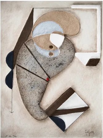 Gravura Felguerez - Autobuigrafia de la creación