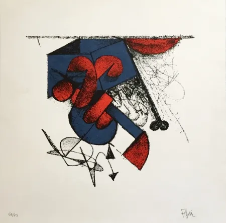 Sem Técnica Felguerez - Escultura con Fondo Blanco