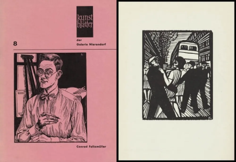 Xilogravura Felixmuller  - Conrad Felixmüller