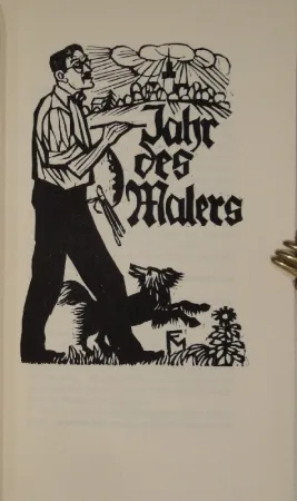 Livro Ilustrado Felixmuller  - Jahr des Malers