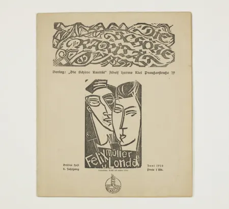 Xilogravura Felixmuller  - Selbst mit meiner Frau (Myself with my Wife), Geburt (Birth), Mann und Frau (Man and Woman)