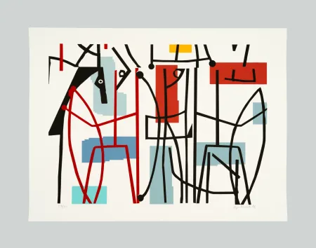 Serigrafia Fermariello - Senza titolo