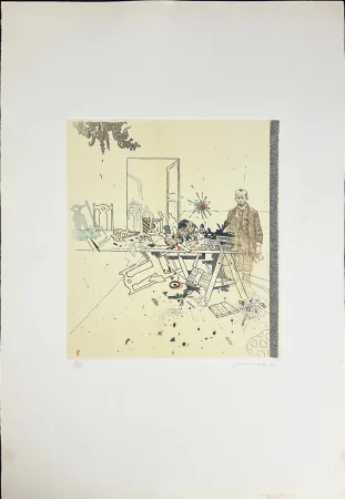 Água-Forte Ferroni - La stanza ritrovata II