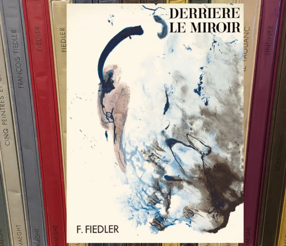Livro Ilustrado Fiedler - FIEDLER. DERRIÈRE LE MIROIR N°129. Octobre 1961. TIRAGE DE LUXE SIGNÉ.