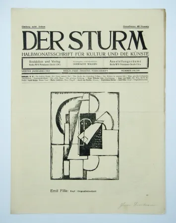Xilogravura Filla - Kopf (Head)