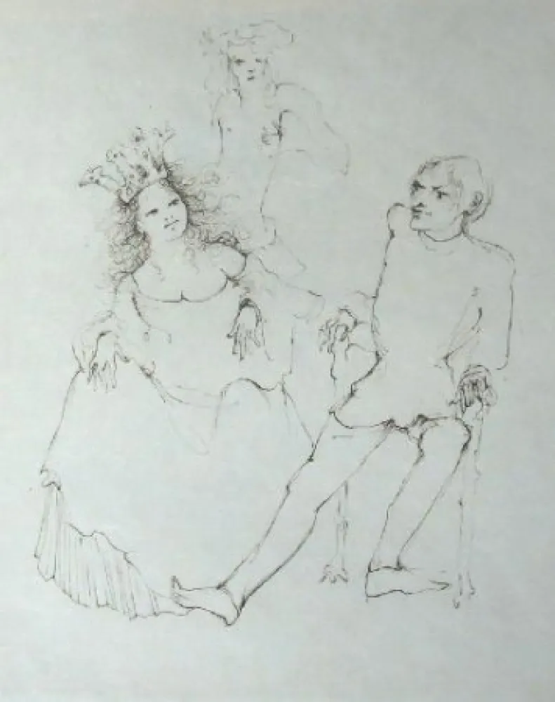 Gravura Fini - Concile d'amour