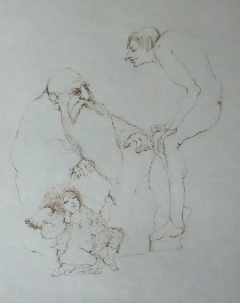 Gravura Fini - Concile d'amour